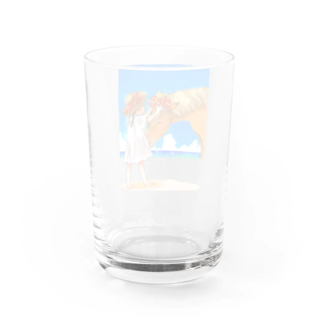 poniponiのおともだち Water Glass :back