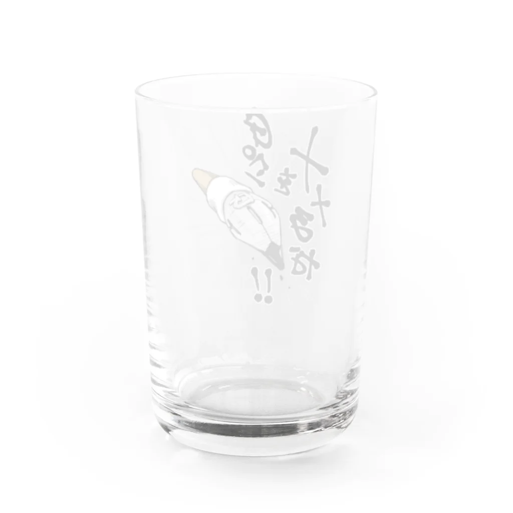 サカナナナコのＧペンをナメるな！ Water Glass :back