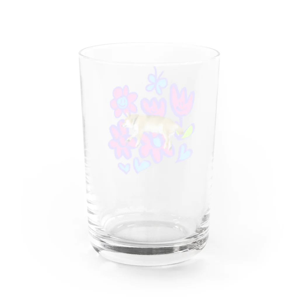 三姉妹とウフフのお店の夢見心地 Water Glass :back