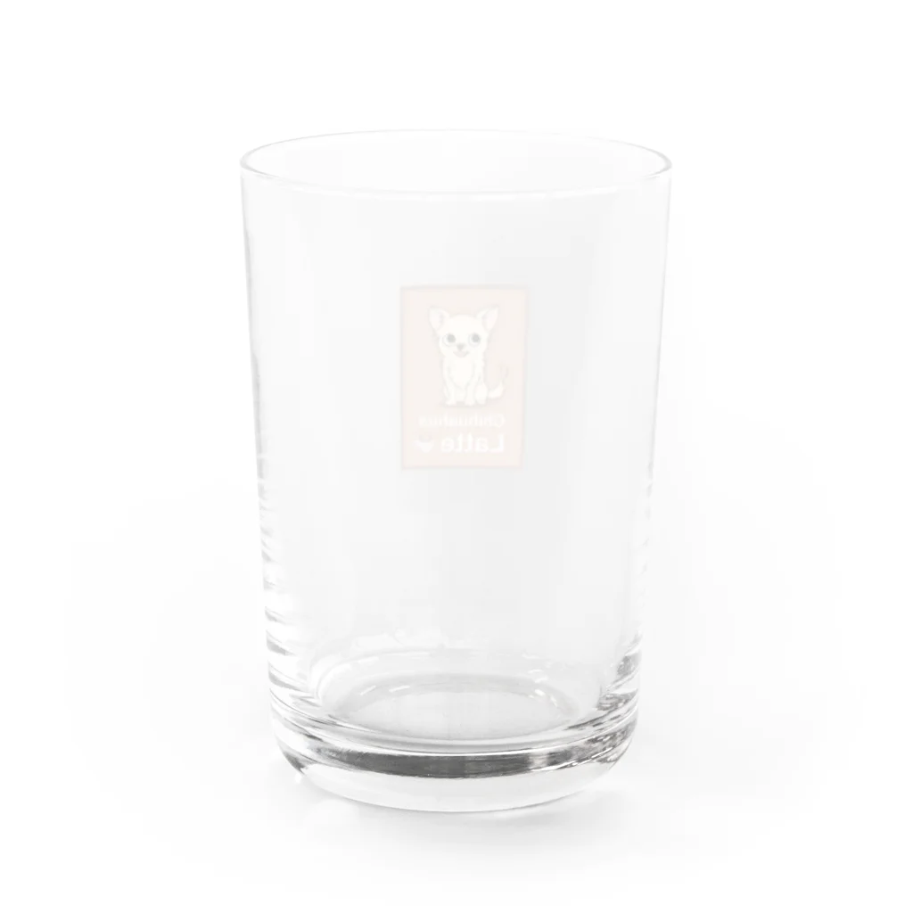 Bordercollie StreetのCh-Latte-1 Water Glass :back