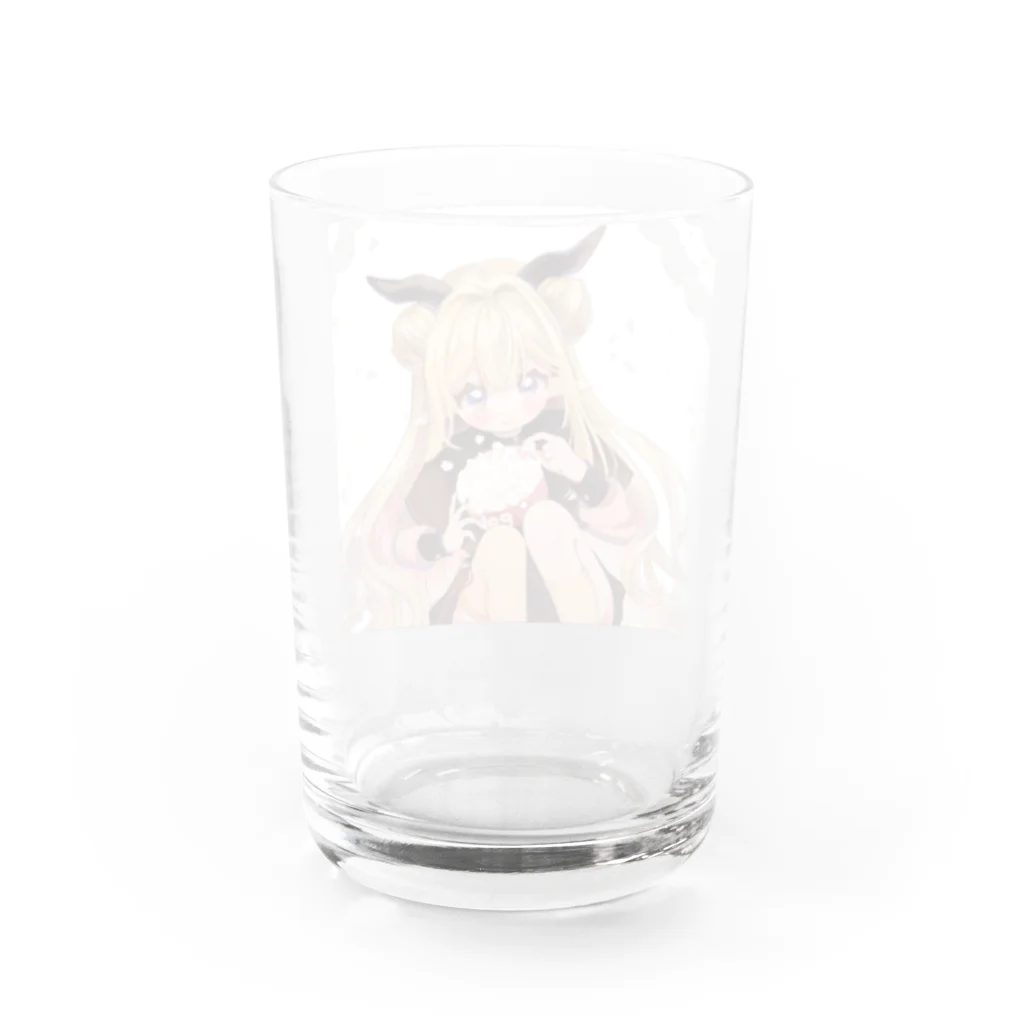 星屑 のえる🍿♑︎ののえるちゃんず Water Glass :back