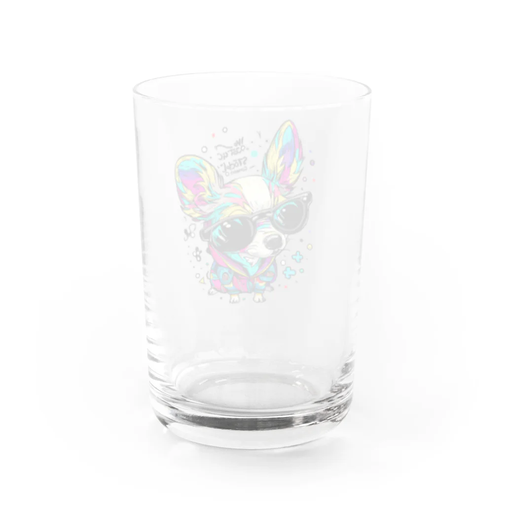 Sa-Sha🐾のChihuahua #3 Water Glass :back