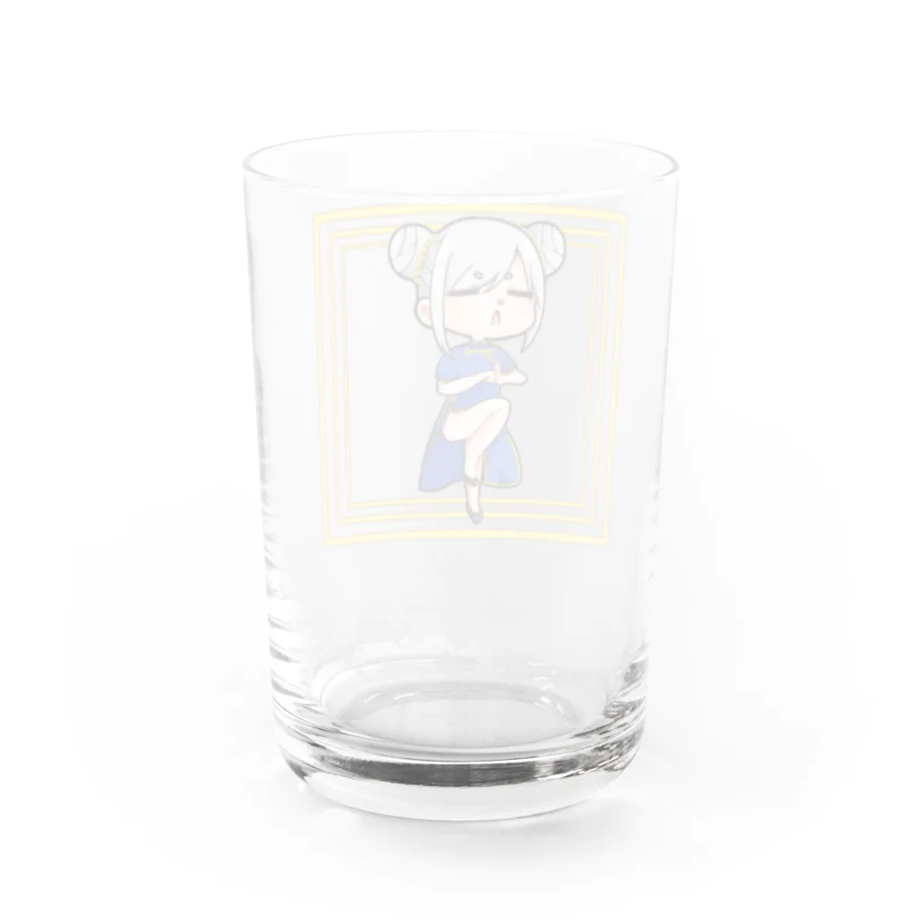 ごくつぶ屋のチャイナガール(自画像) Water Glass :back