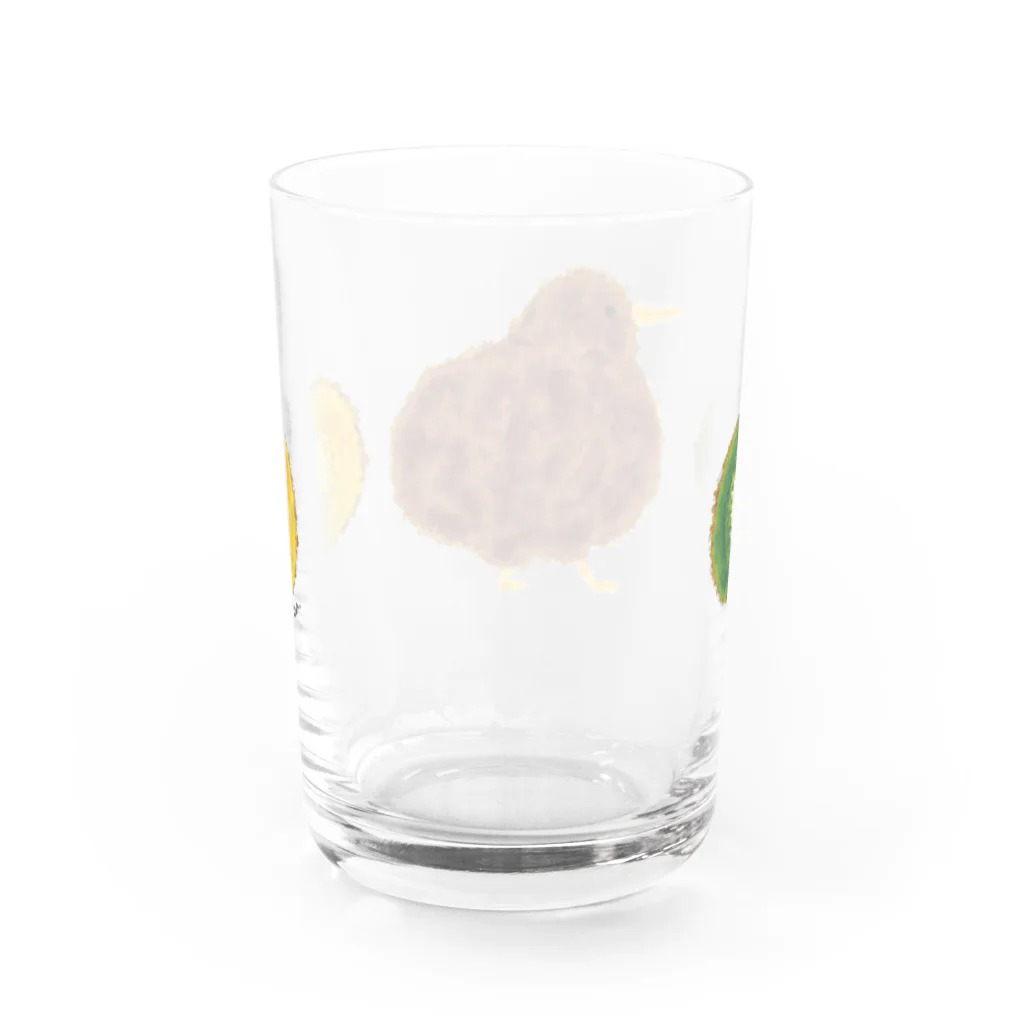 suisuiのキウイとキーウィ Water Glass :back