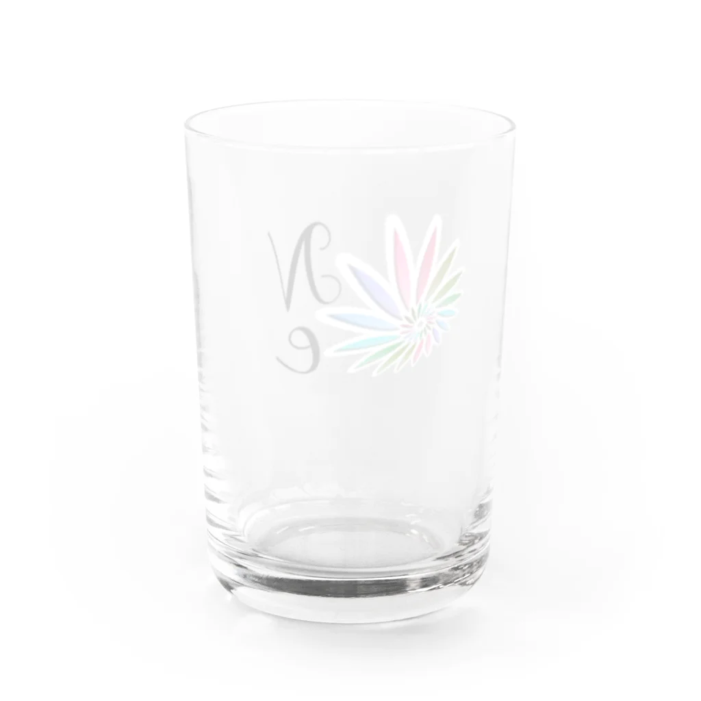 ねおんのねおんロゴぐっず Water Glass :back