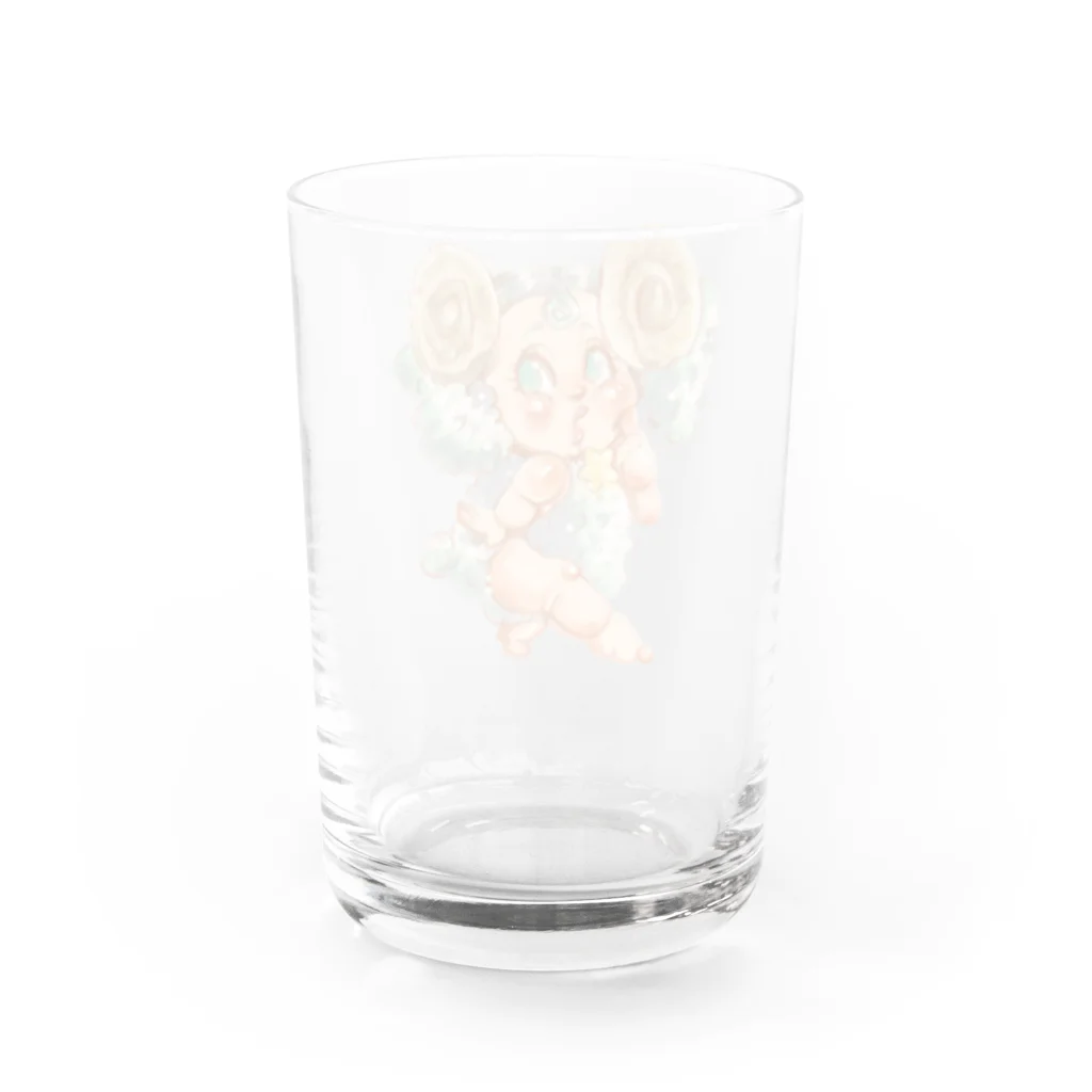 空想エンジェルちゃん🩷の星座エンジェルちゃん Water Glass :back