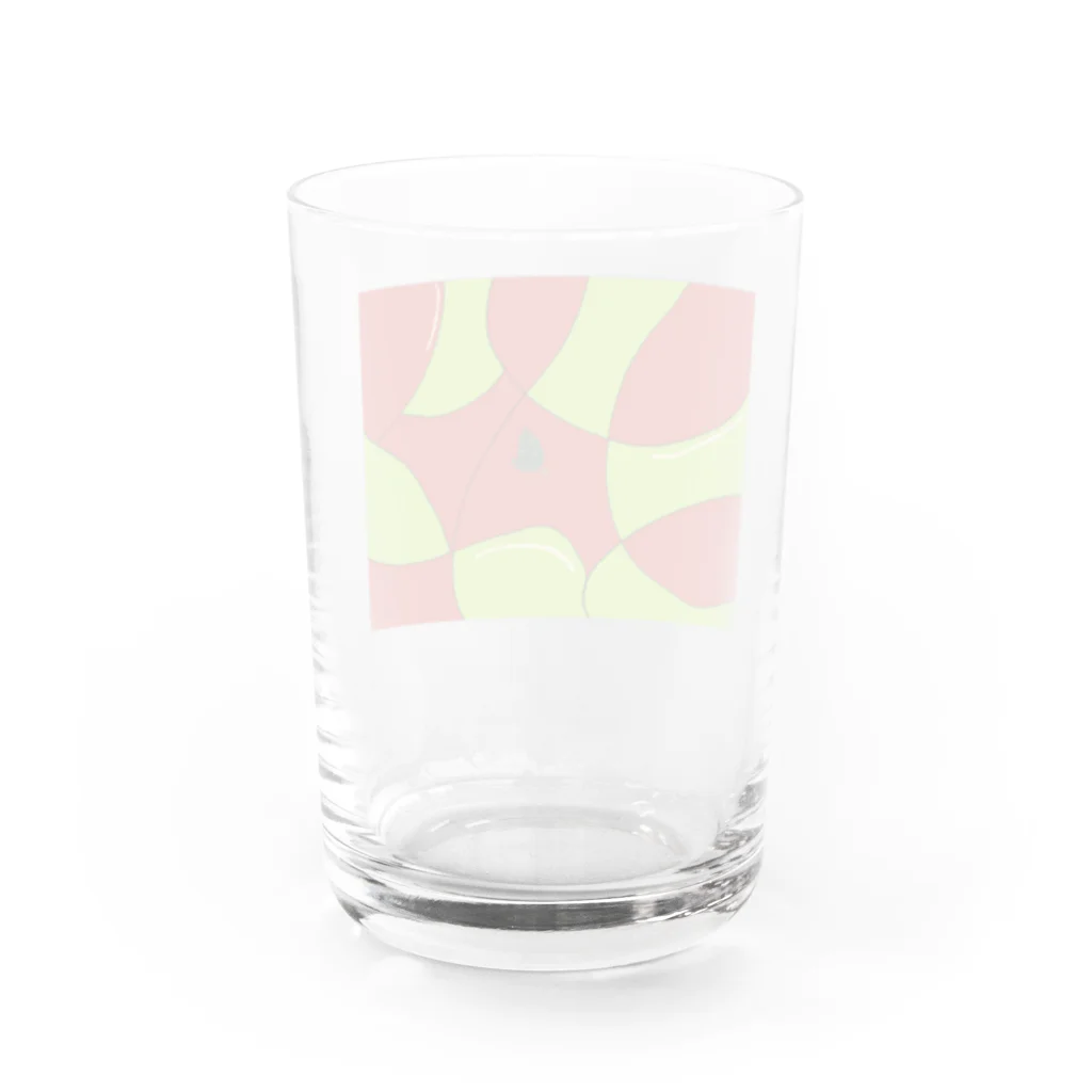 Sky00の　りんごMIX Water Glass :back