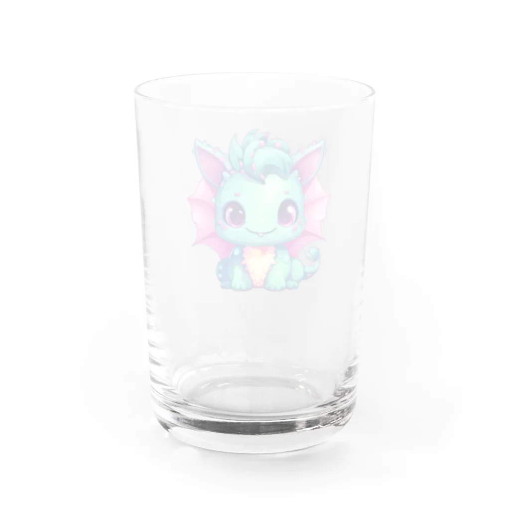 Vasetti_pressの可愛い幼竜 Water Glass :back