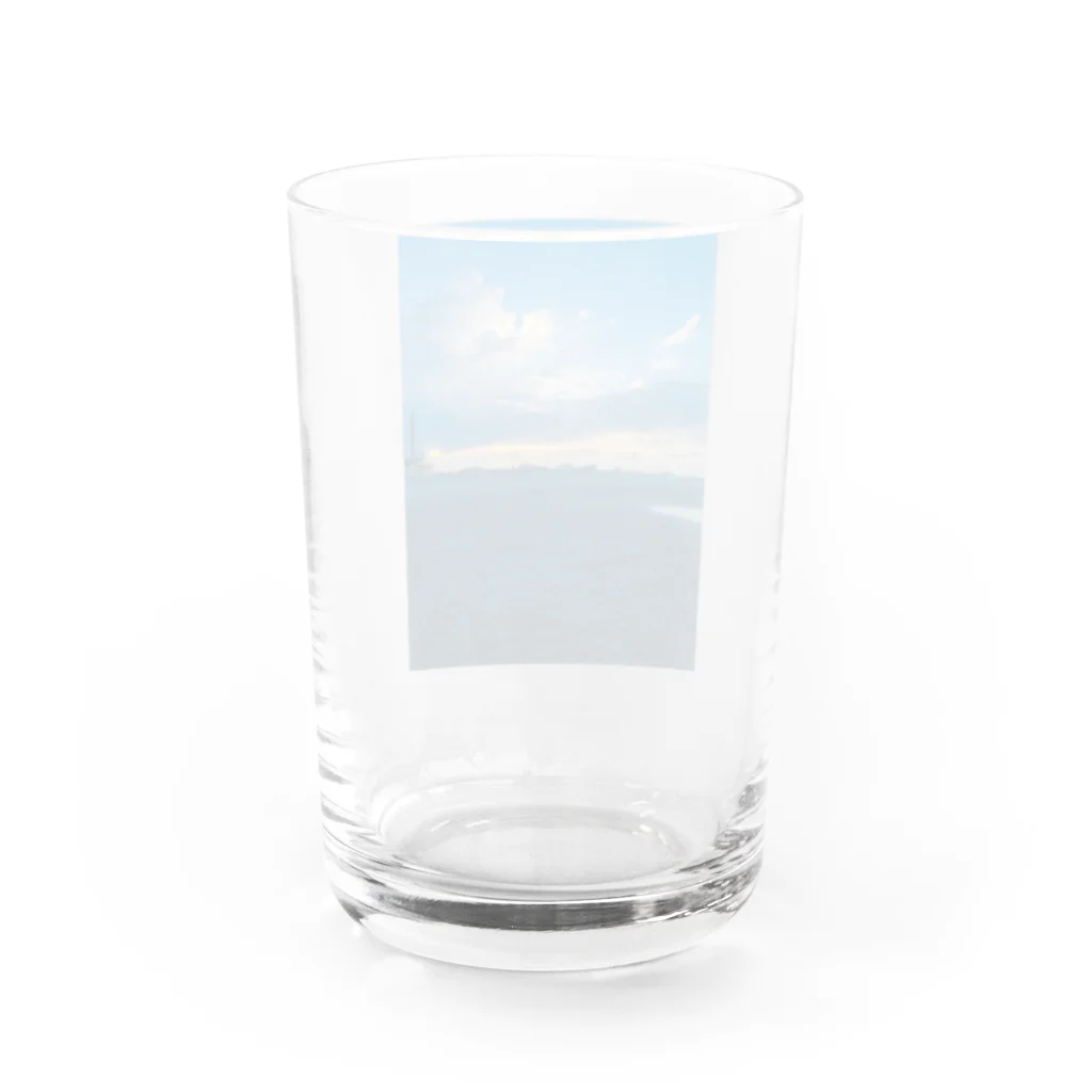 豊風本舗の九十九里浜　浜辺 Water Glass :back