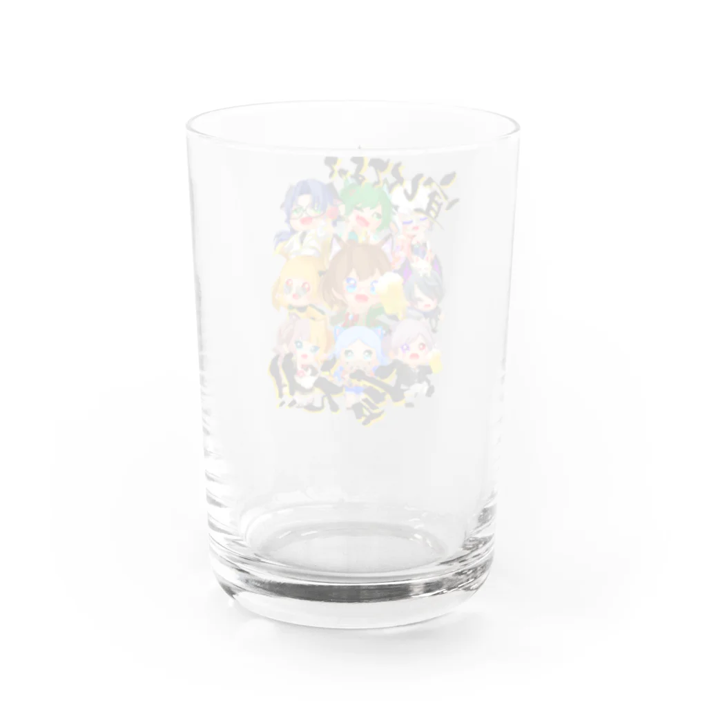 狂ったお茶会ショップのお茶会集合グラス Water Glass :back