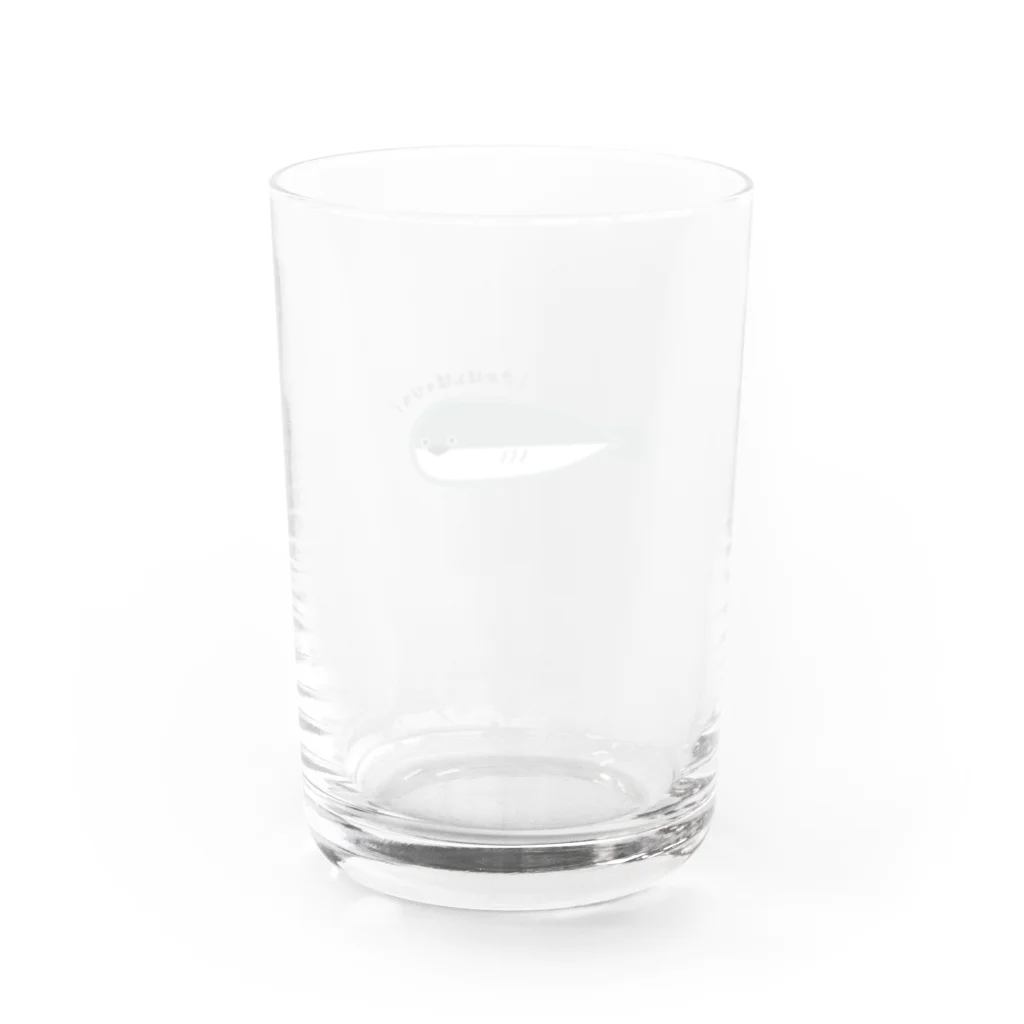 Mame Wagonのさかばんばすぴす Water Glass :back