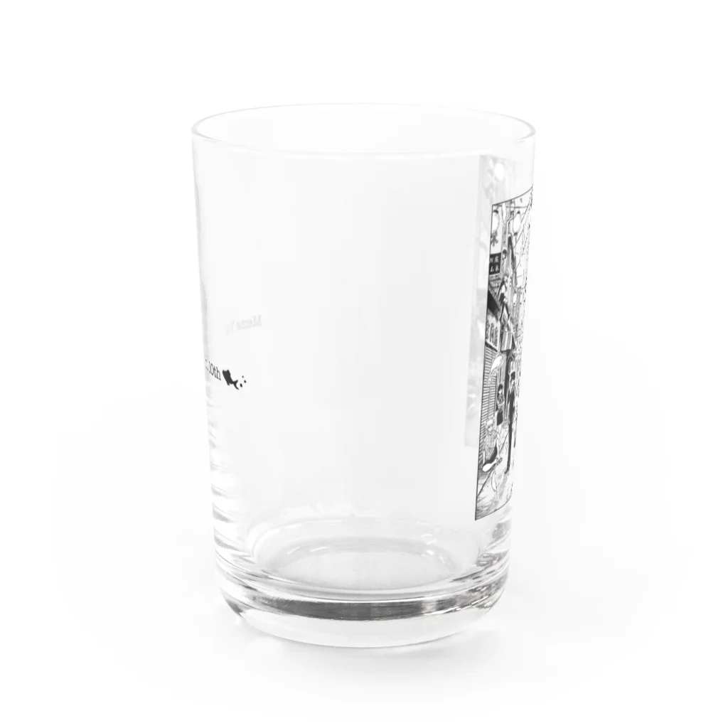 くらやみ横丁グッズ商店の宵町めめ画業10周年記念グラス Water Glass :back