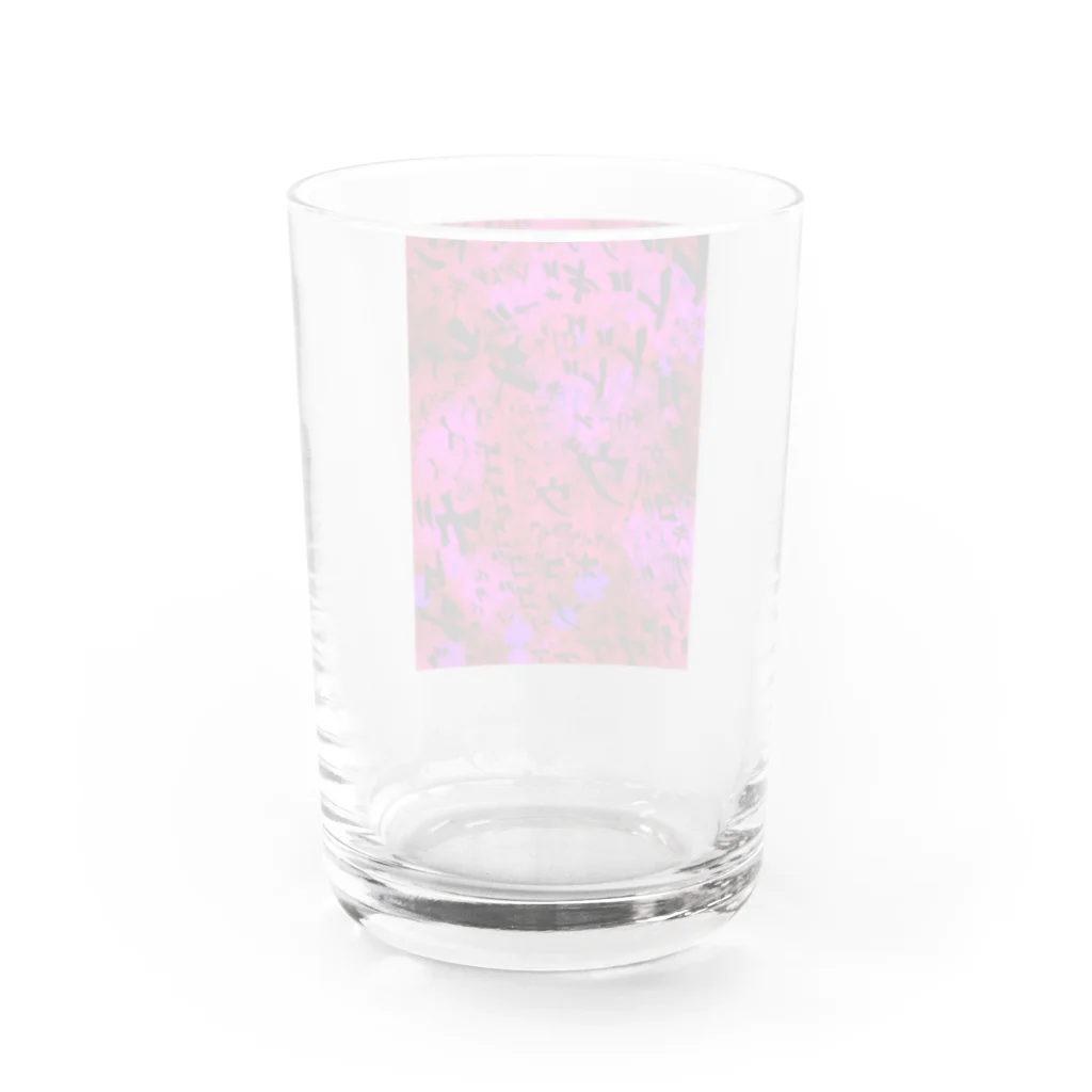 nijinの聞こえる怖い音：赤 Water Glass :back