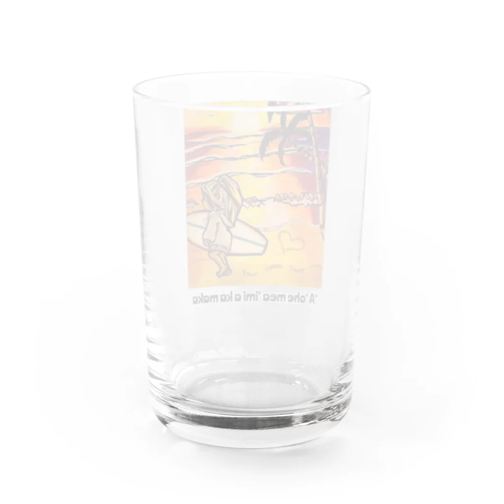 WITH ALOHA(ウィズアロハ)のTAKE IT EASYシリーズ　type C Water Glass :back