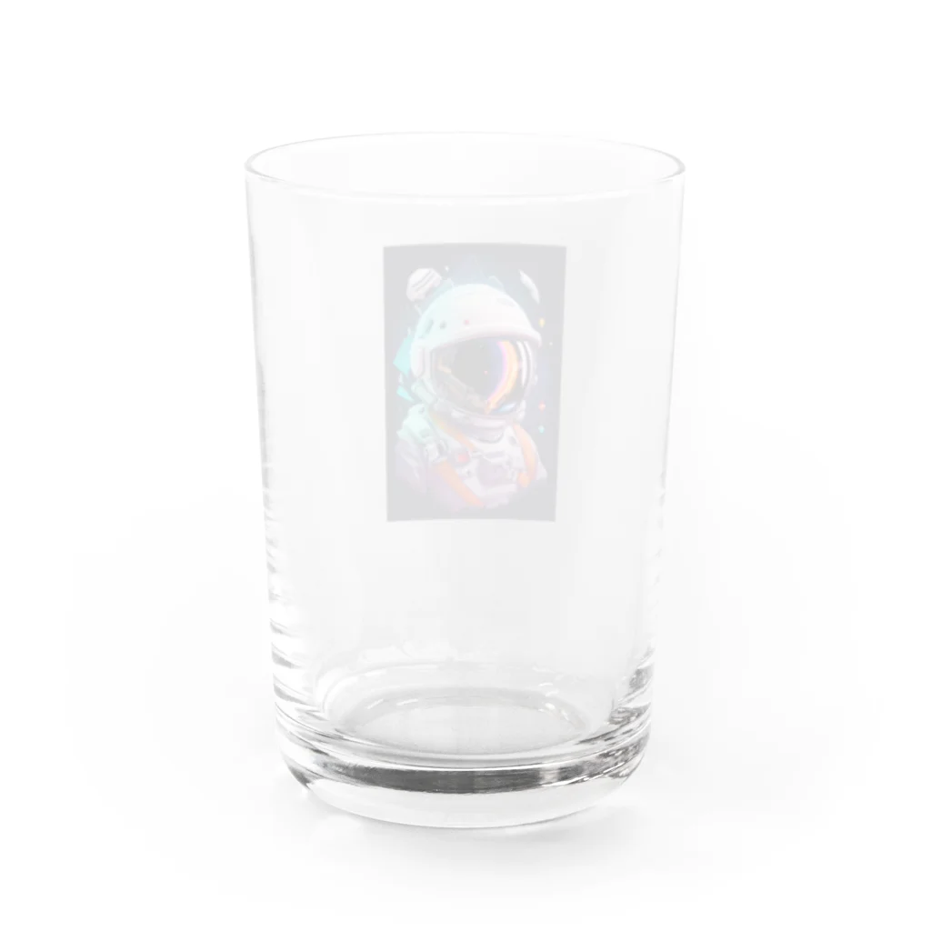 uetetuの宇宙飛行士 Water Glass :back