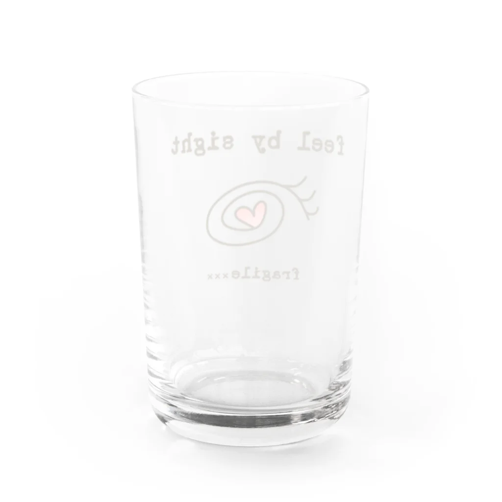 fragile×××のfeel by sight Water Glass :back
