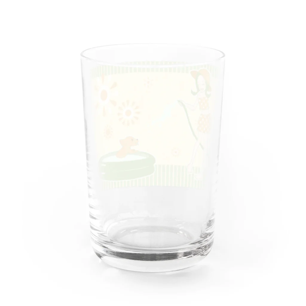 にゃっつ@ｴｯｾｲ漫画&ｲﾗｽﾄの水遊び Water Glass :back