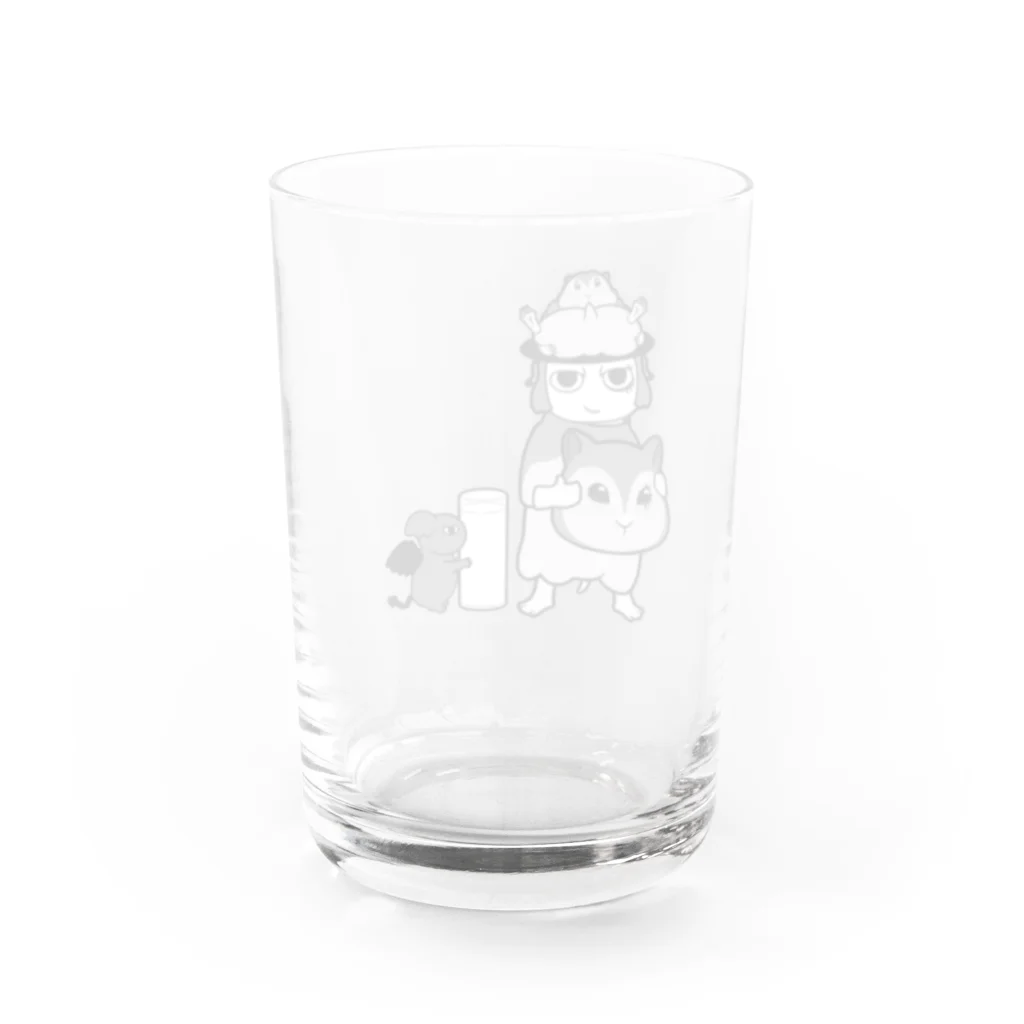 にゃはは♪屋の＊コラボ＊あれっ？クスッ（カレゴ版）からお帰りばーじょん・改・全員“スター” Water Glass :back