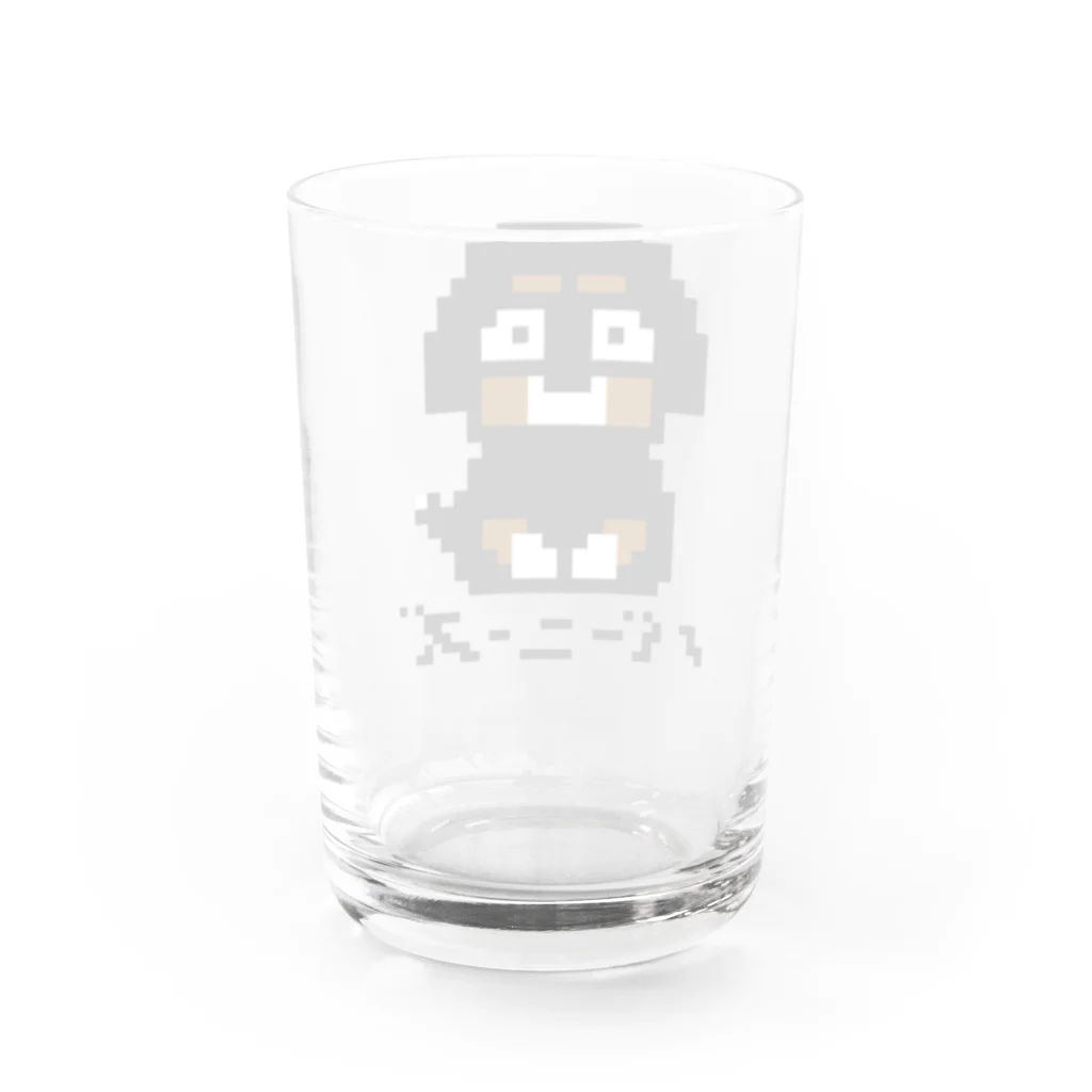 Runny_Shiba_Dogのドットバーニーズ Water Glass :back