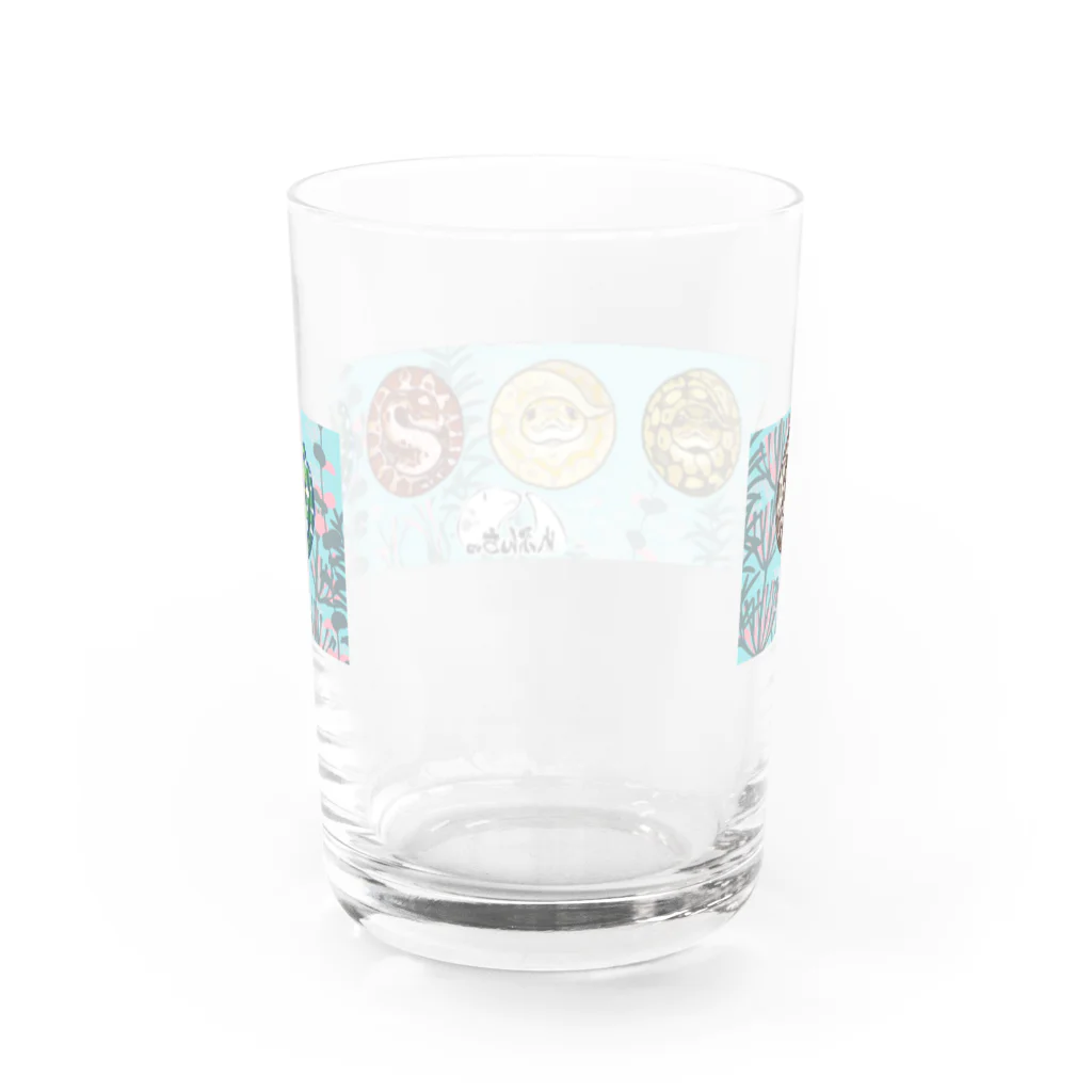 はちゅみののヘビの夏の大集合 Water Glass :back