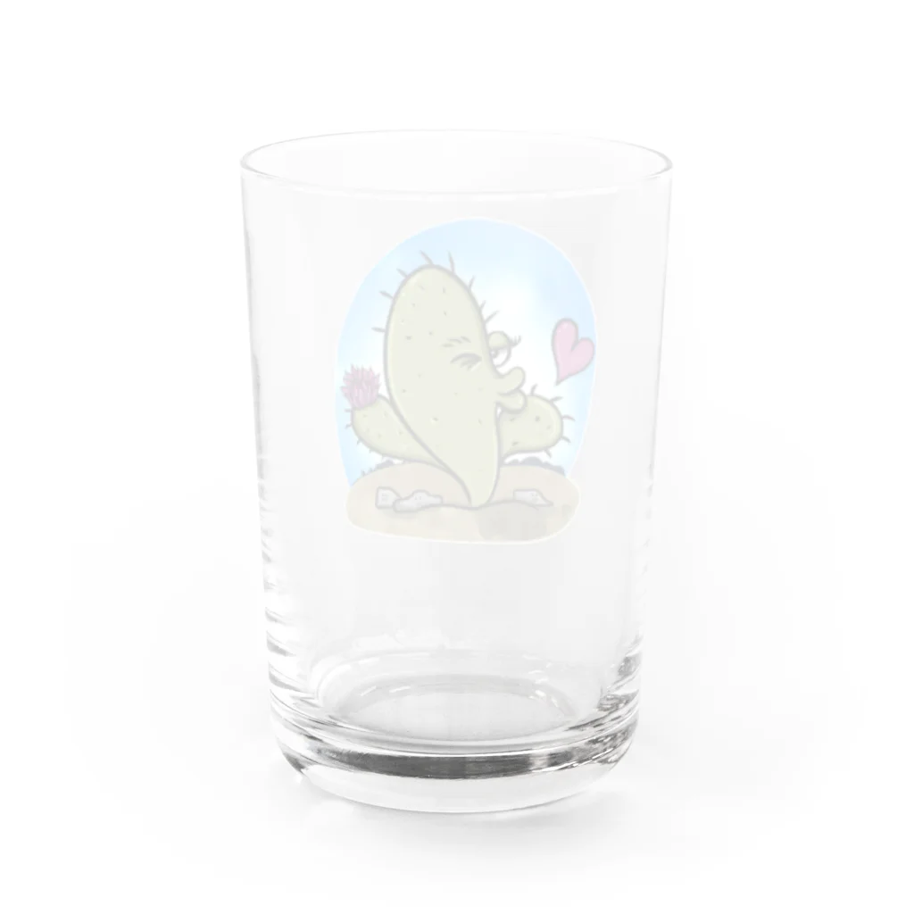 Realm of Ramblesのサボテン - 投げキス Water Glass :back