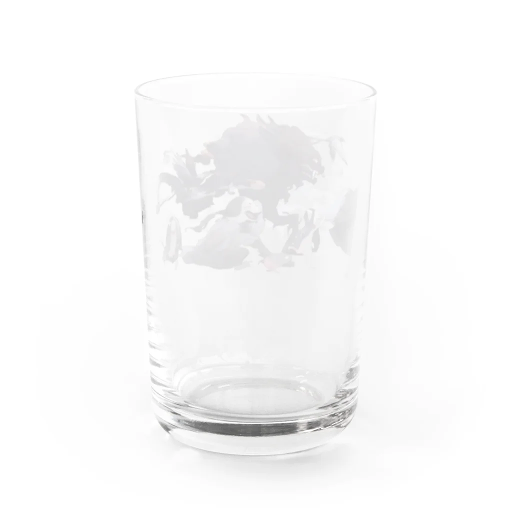 EMK3350の百鬼夜行:ダーク Water Glass :back