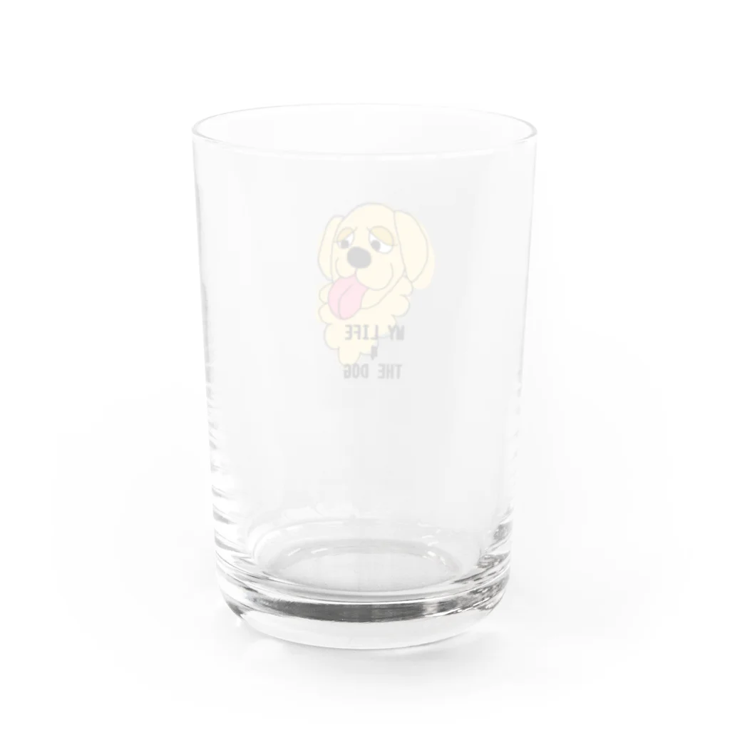 sunsum.BのMY LIFE 4 THE DOG Water Glass :back