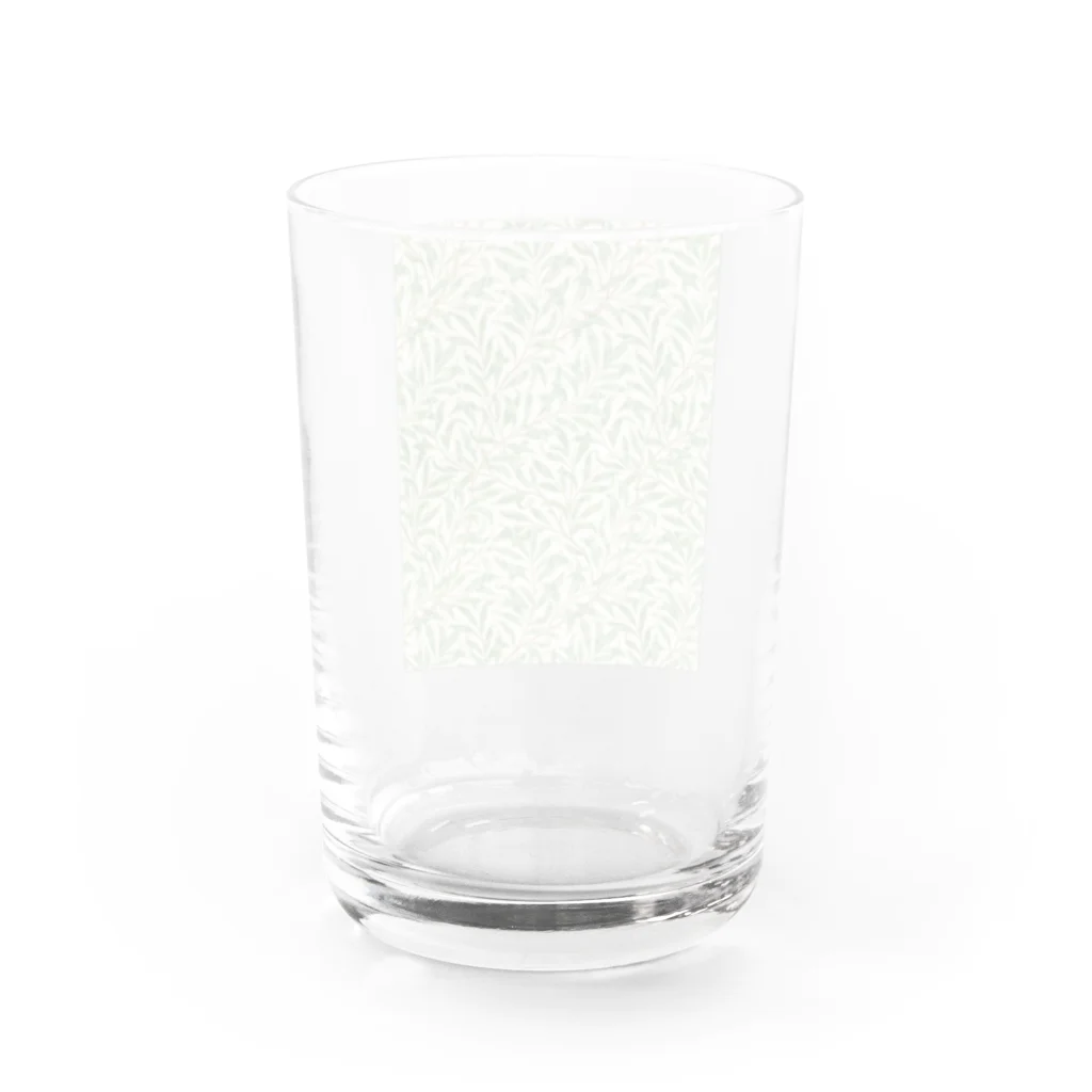 世界美術商店の柳 / Willow Bough Water Glass :back