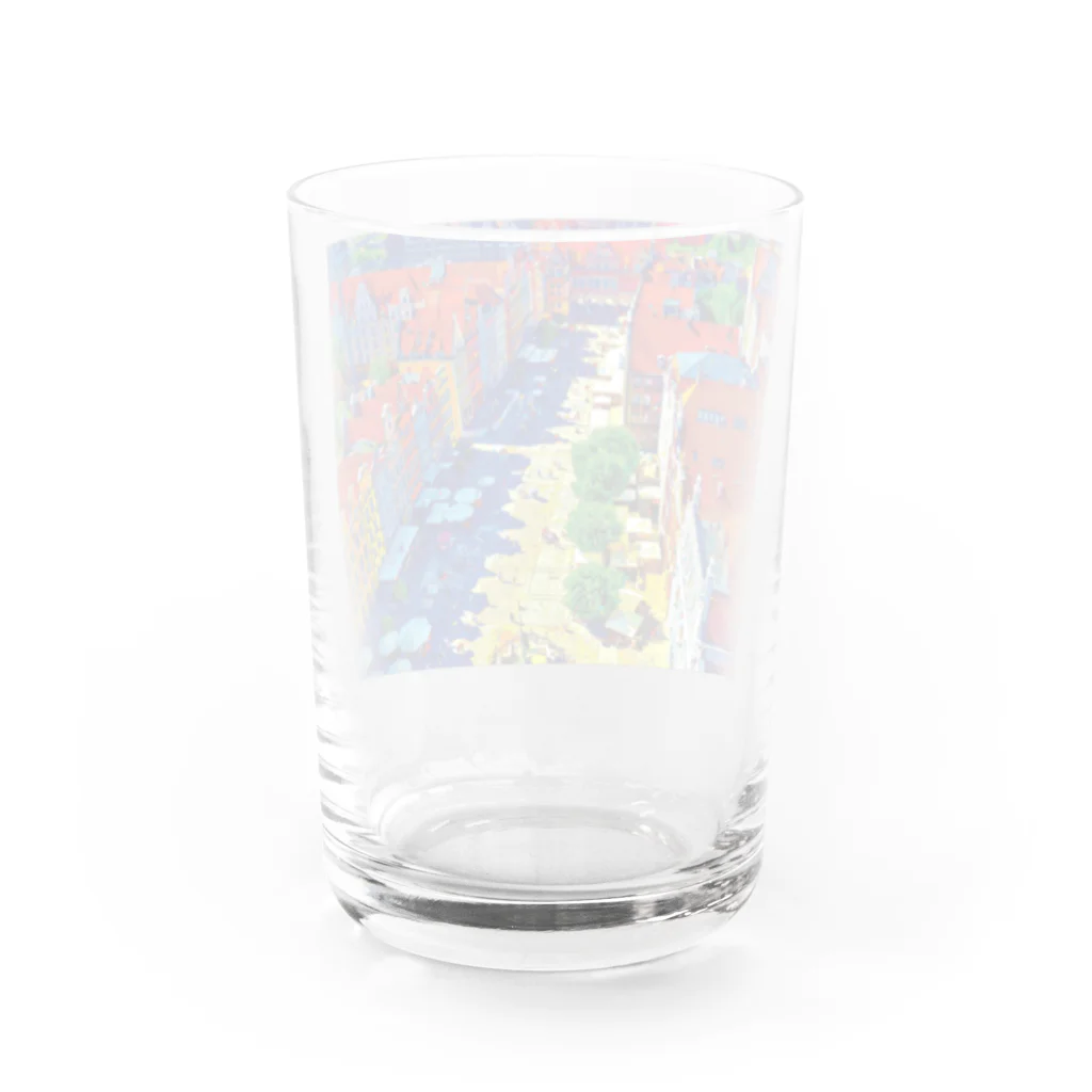 GALLERY misutawoのポーランド グダンスクのドゥーギ広場 Water Glass :back