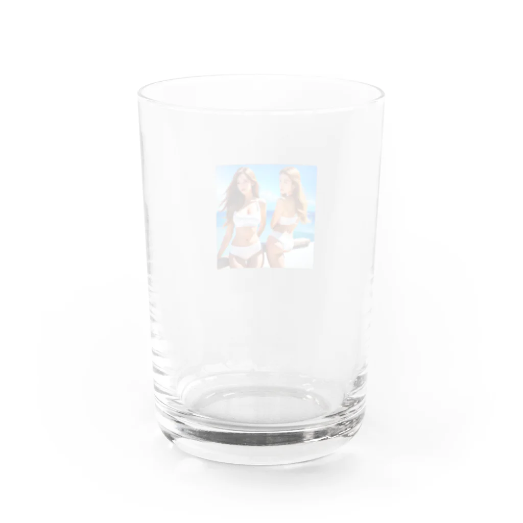 みんなのみすたーさんの Season In The Sun Water Glass :back