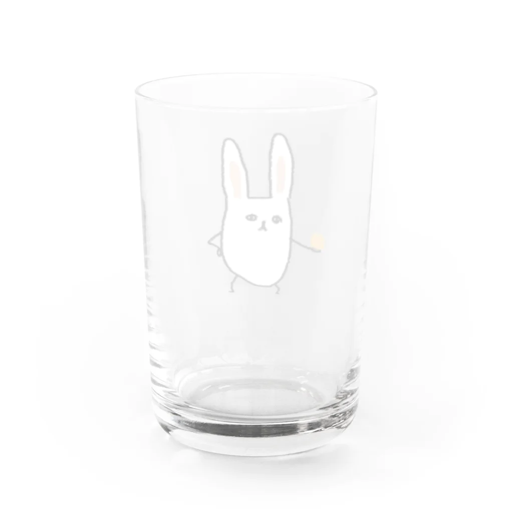 86_hamburgerのみかんヲッチ Water Glass :back