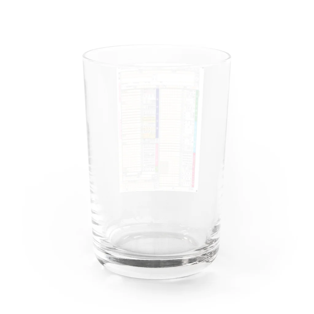 確定申告マンの確定申告を忘れるな Water Glass :back