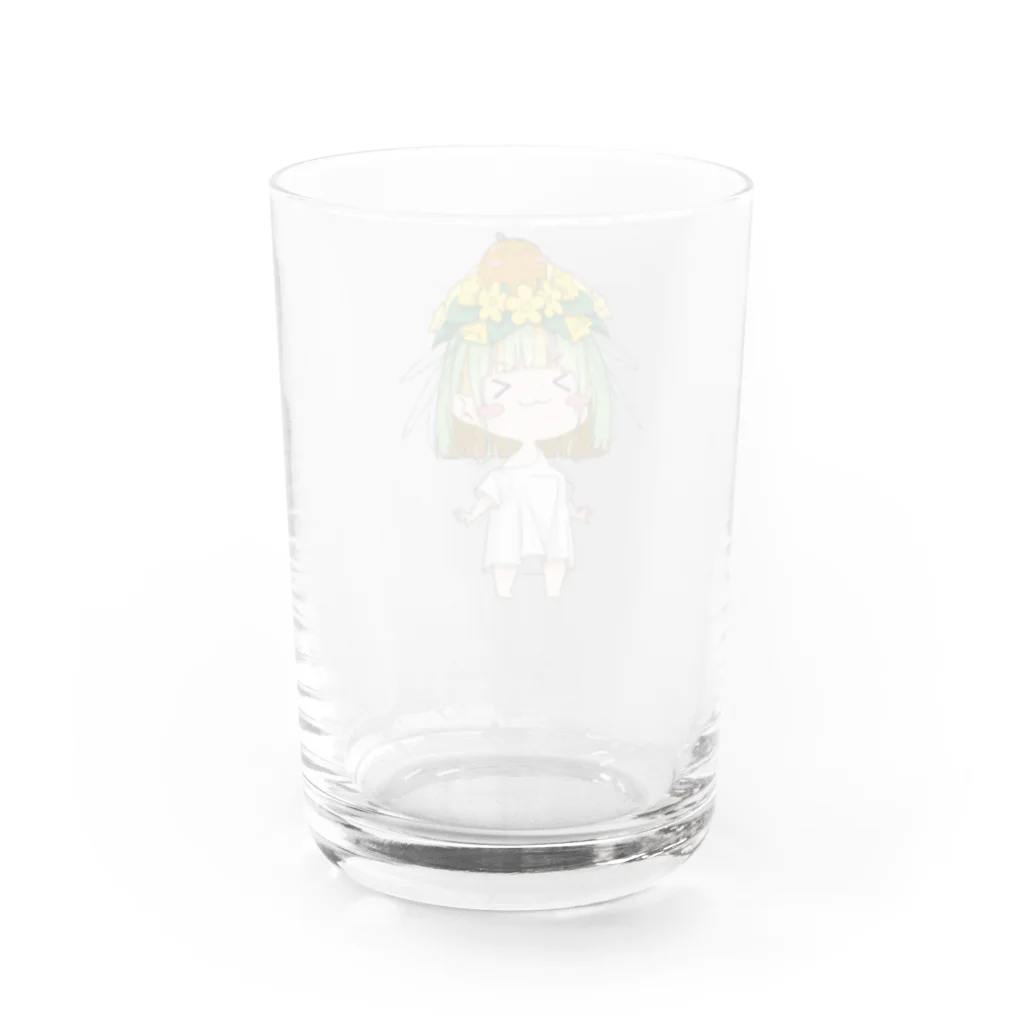 神無月りさ子🎃✨のほめ待ちりさ子 Water Glass :back