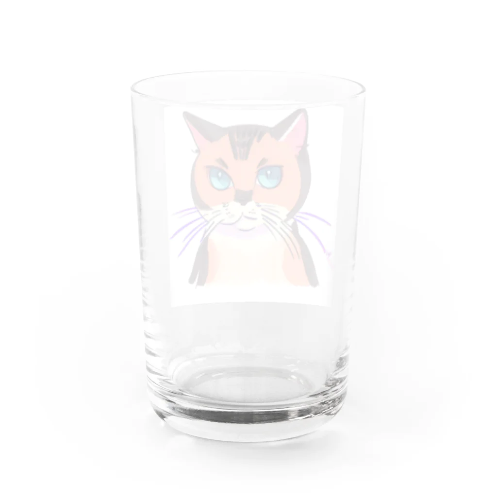 たかこのかわいい猫　ティナちゃん グラス反対面