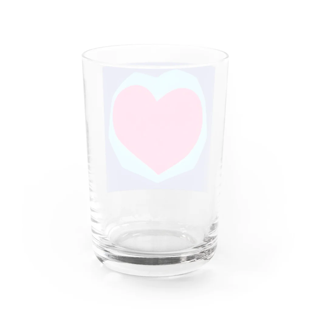 chico__のハートさん Water Glass :back