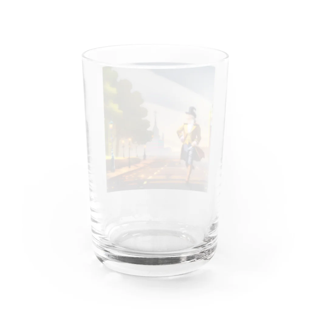 ぴその部屋のイギリスシリーズ Water Glass :back