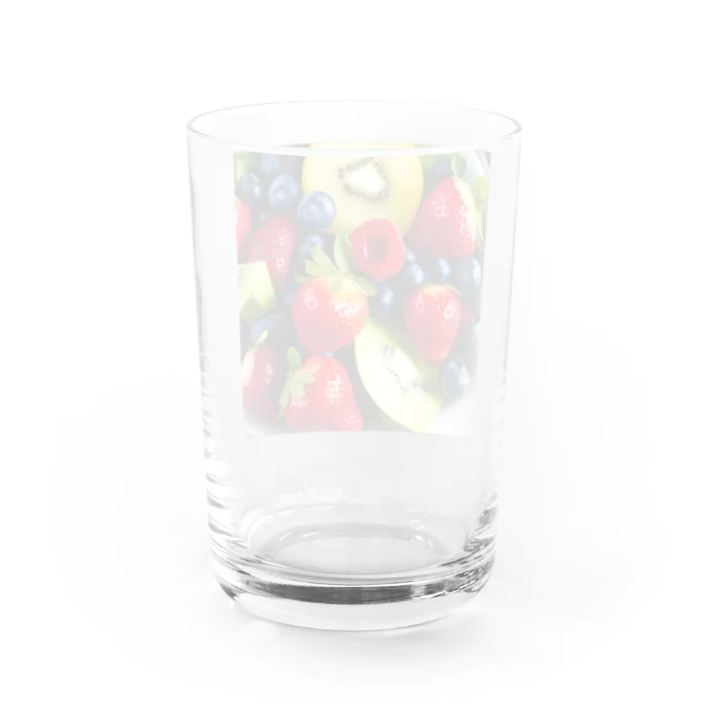 美味しそうなものやさんの美味しそうな果物のグッズ Water Glass :back