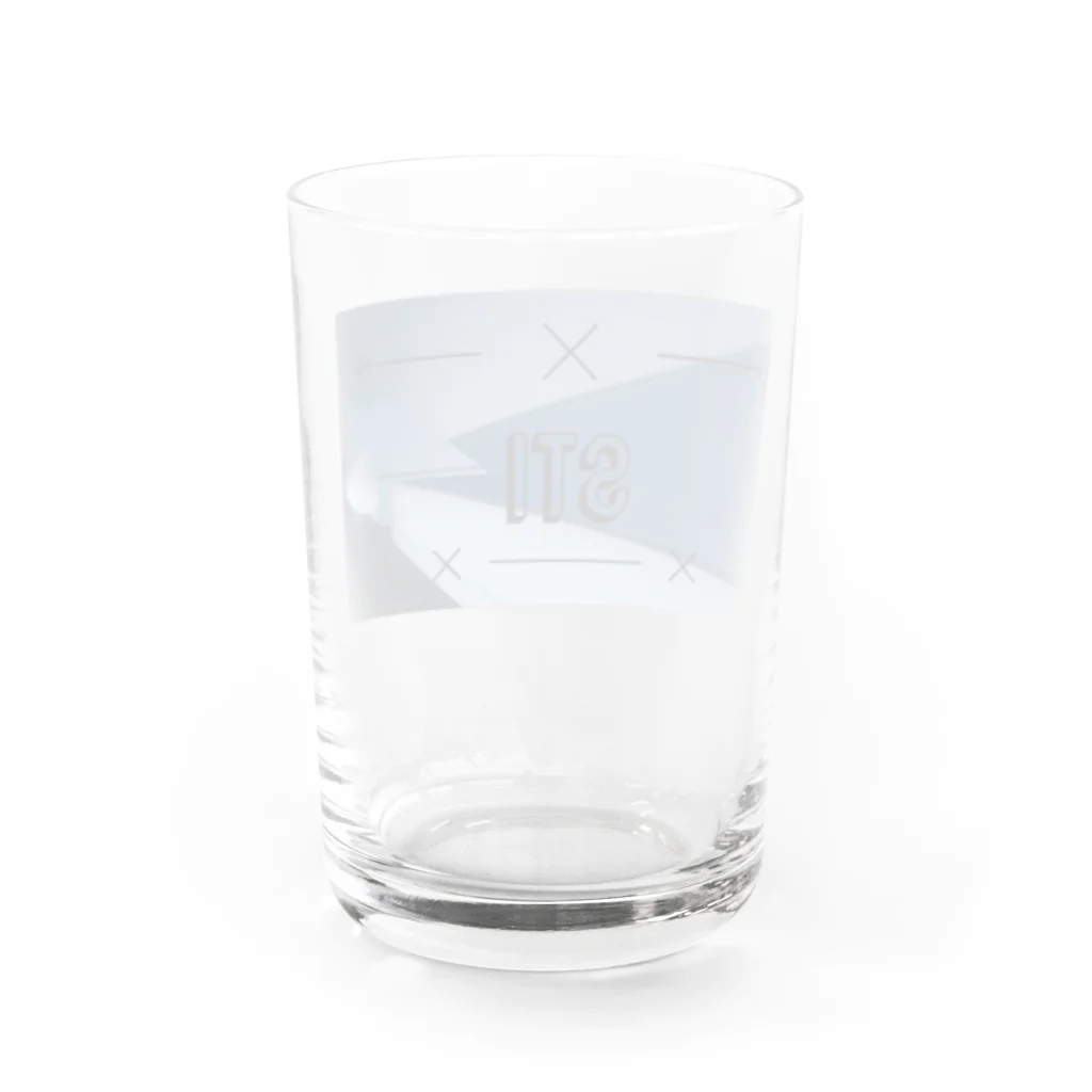 STIショップ店ようこその自分決めたチーム名前 Water Glass :back