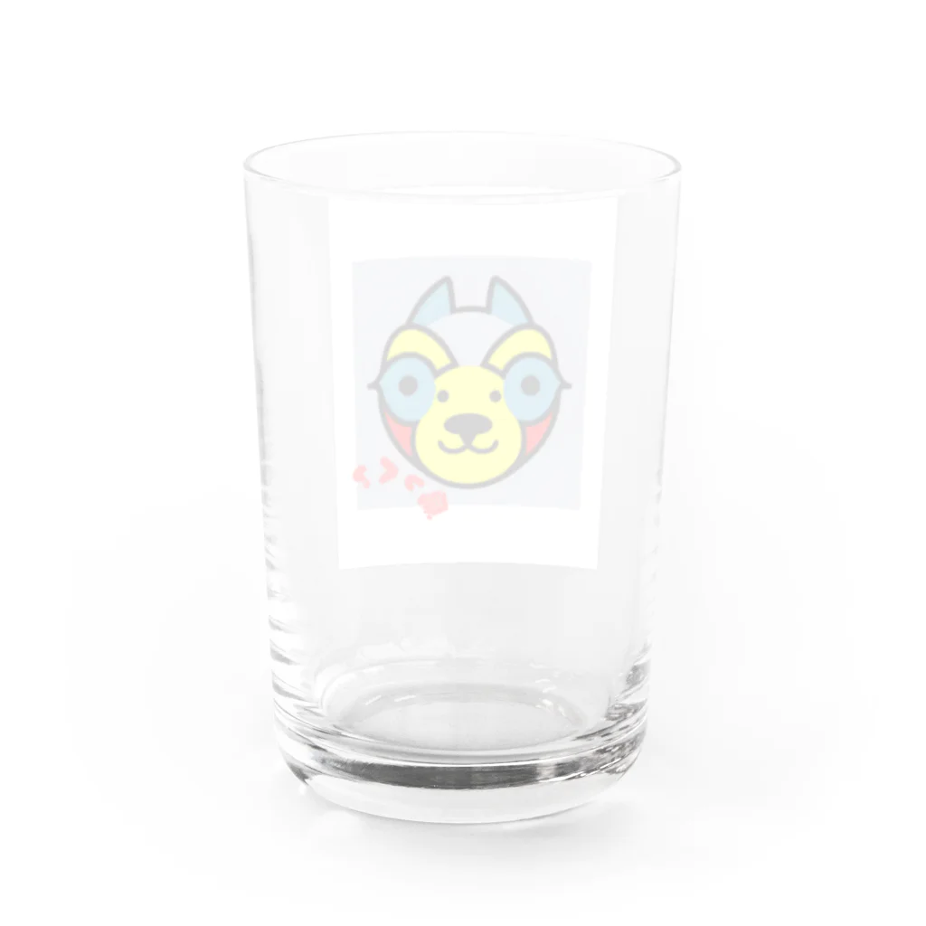 村祭りの鳥っくさん Water Glass :back