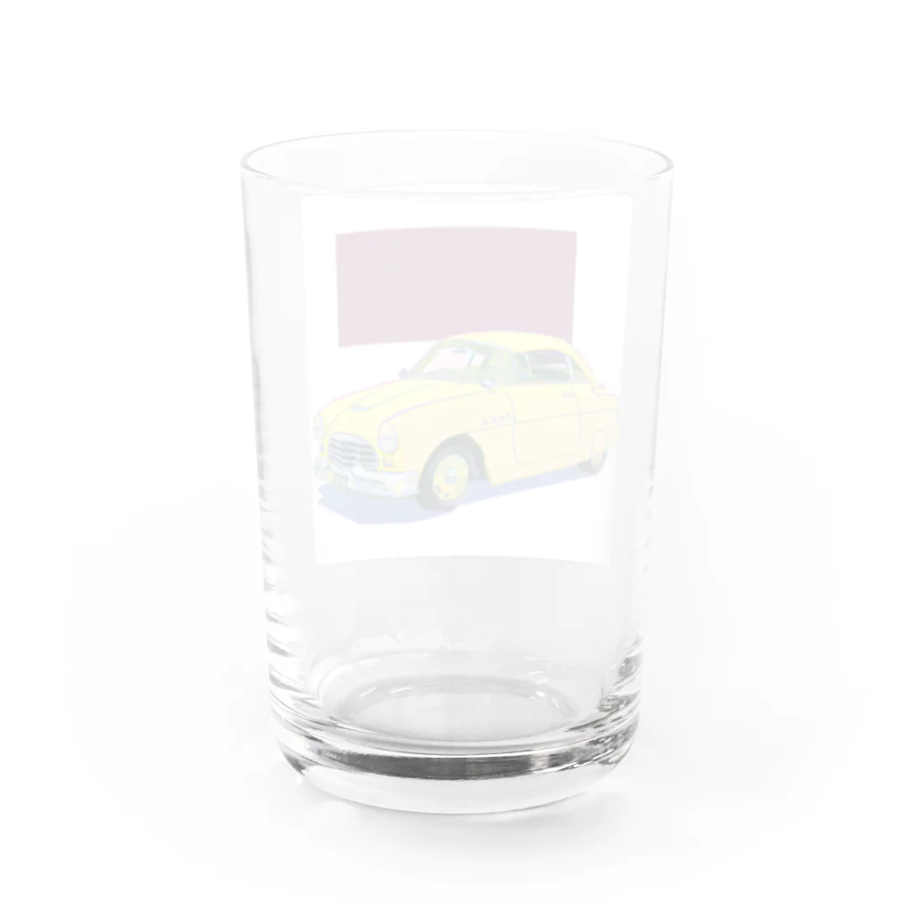 hizu Shopのクラシックカー Water Glass :back