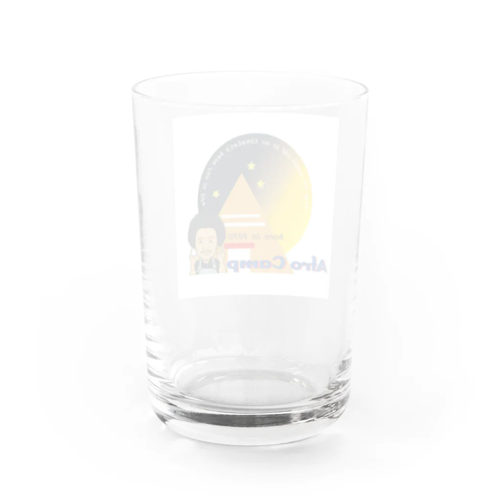 afro_ campのafro_camp Water Glass :back