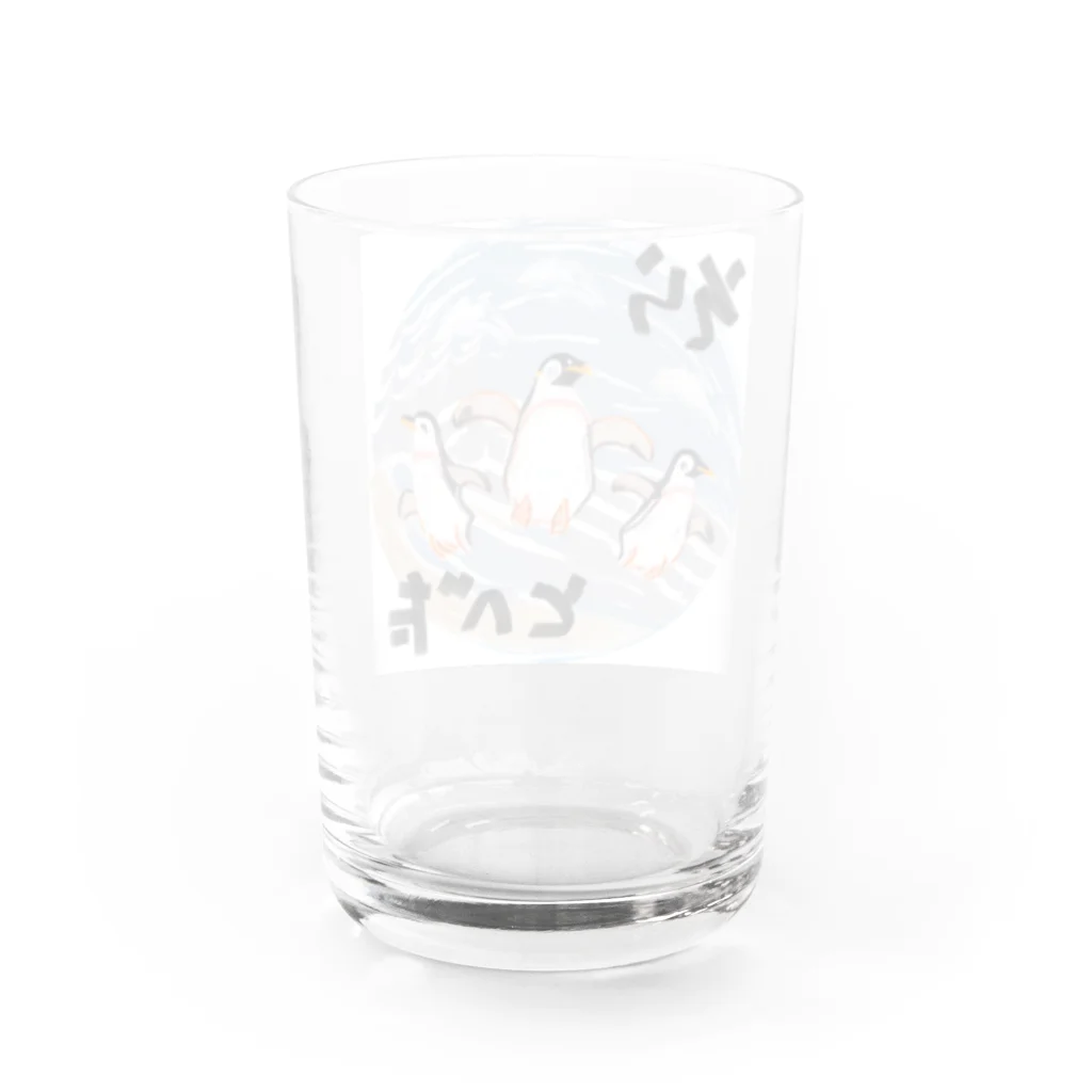 ゲレゲレの空飛ぶペンギン Water Glass :back