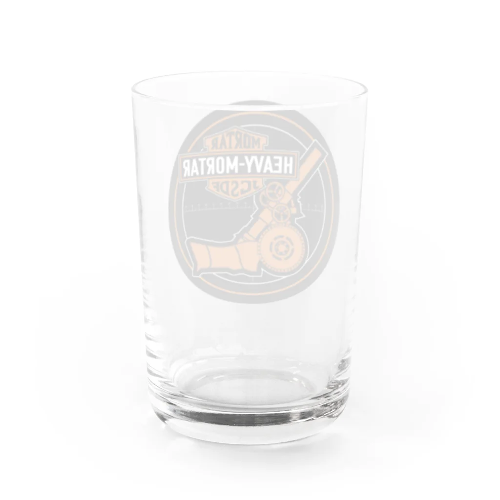 Y.T.S.D.F.Design　自衛隊関連デザインの重迫撃砲 Water Glass :back