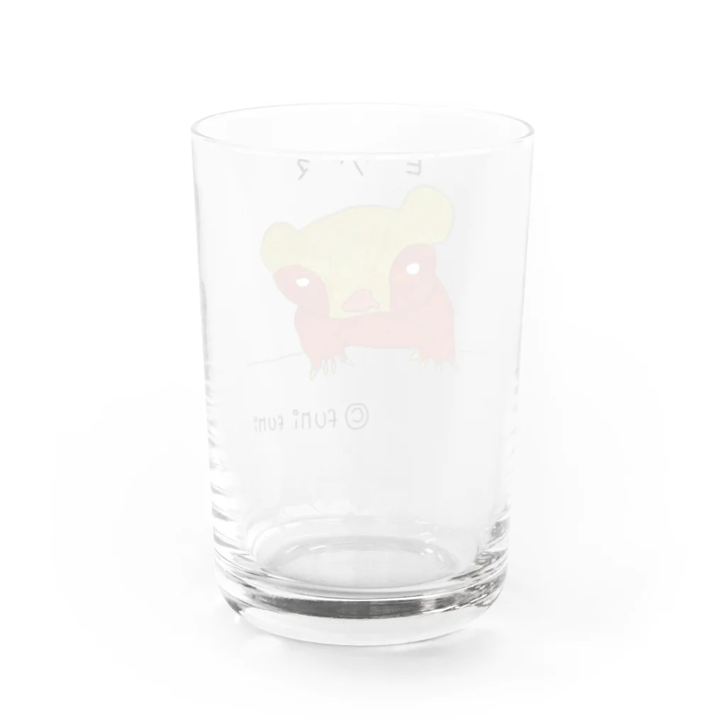 FUMIFUMIの©️fumifumi ヒグマ Water Glass :back