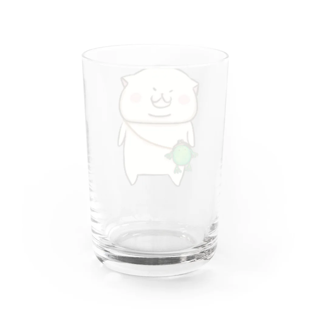 猫のミケランジェロのたまのグラス グラス反対面