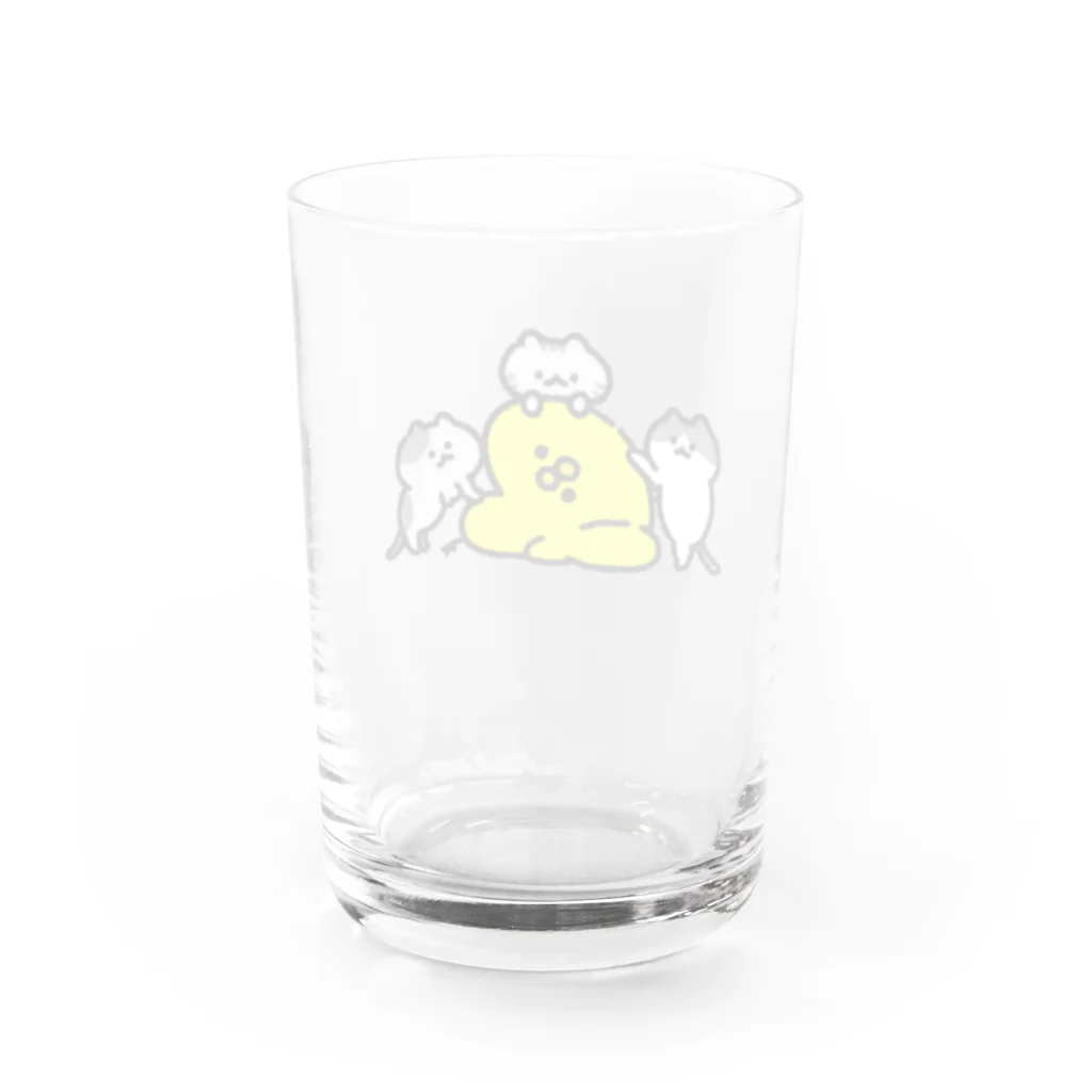 _zombieの猫とぴよたそ Water Glass :back