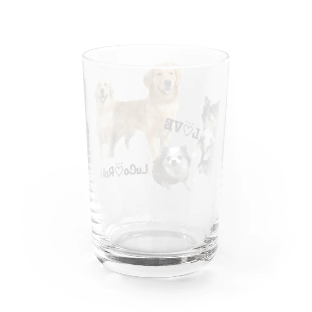 LuCo♡⃛RoMi〖ルコロミ〗のわんちゃん”s Water Glass :back