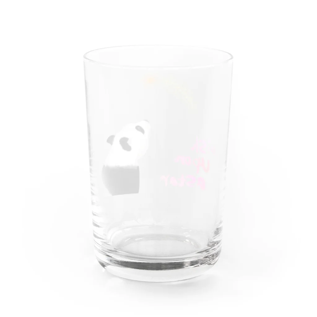 ポンコツけるるの気まぐれ屋さんの星に願いを〜パンダ Water Glass :back