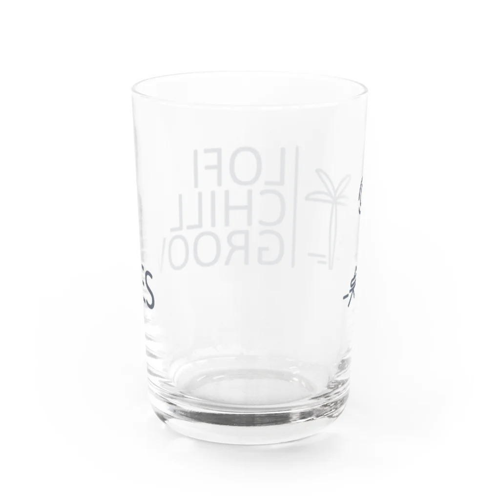 Lofi_Chill_GroovesのLofi Chill Grooves Water Glass :back