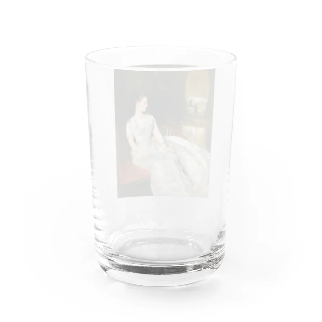 世界美術商店のセシル・ウェイド夫人の肖像 / Portrait of Mrs. Cecil Wade Water Glass :back